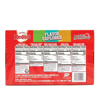 Frank's RedHot Flavor Explorer Holiday 5-Pack Sauces, 25 fl oz