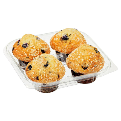 Marketside Blueberry Muffins, 14 oz, 4 Count